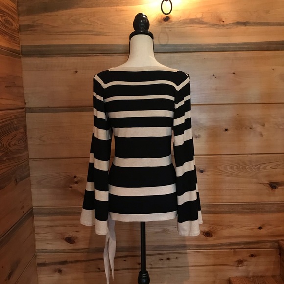 Boston Proper Cold Shoulder Side Tie Top - Picture 3 of 6